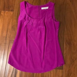 Trina Turk Purple Silk Blouse, S